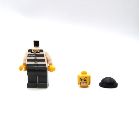 Lego City Minifigure Lot of 4 Complete Figures Jail Police Fireman - Picture 13 of 16